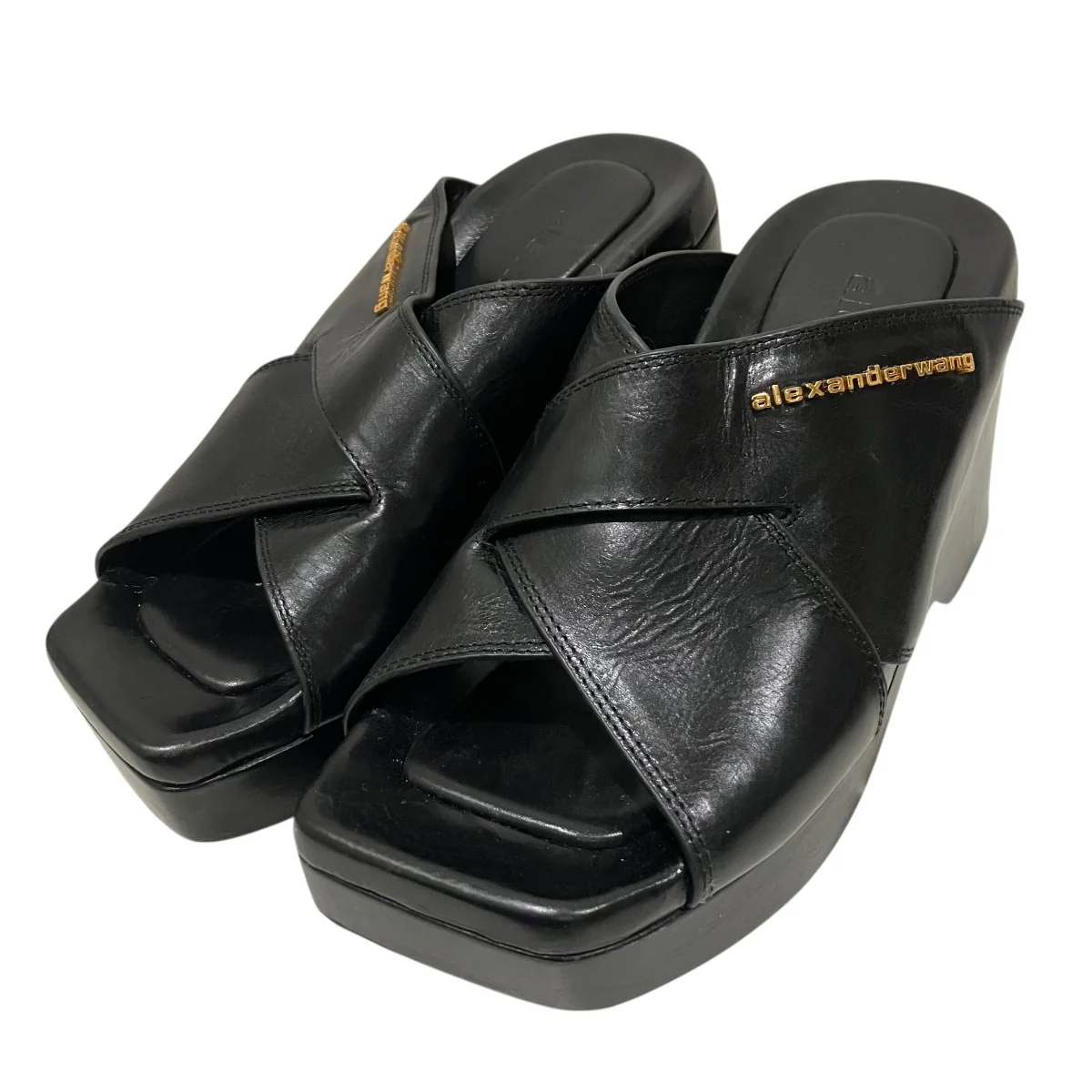 【Float Criss-cross Wedge Sandal】プラットフォームサンダル30224S004