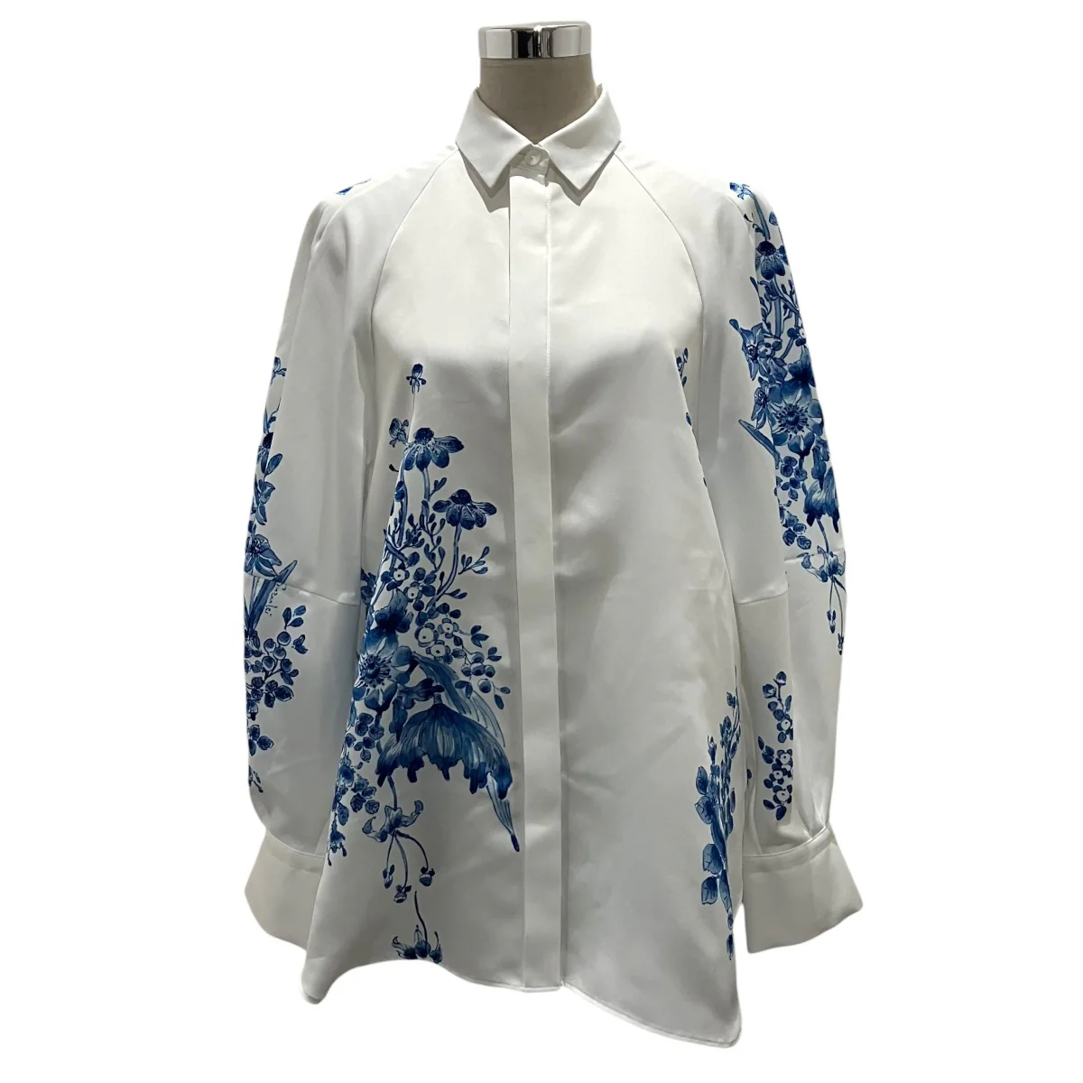 26SS【CIRCLE DORAPE SHIRT】フラワープリントシャツ300JS430-1071