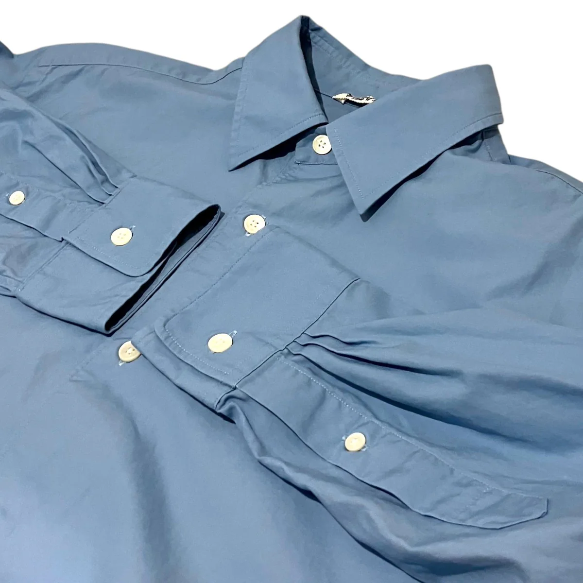 25AW【WASHED FINX TWILL SHIRT】レギュラーカラーシャツA25AS04TN - Image 5