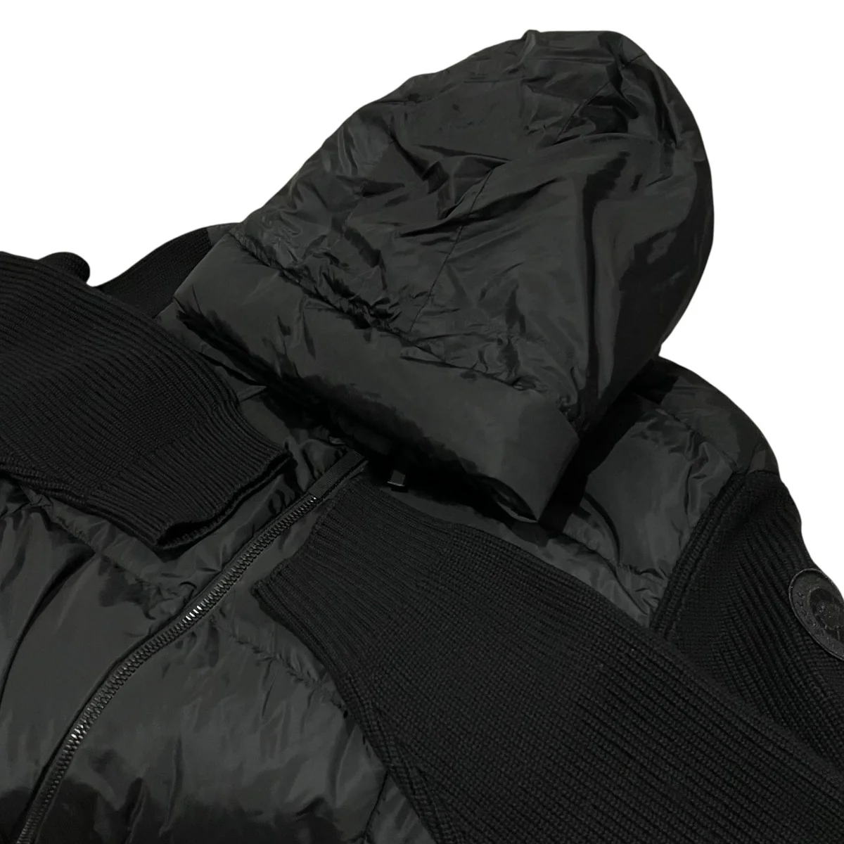 【HyBridge R Grove Knit Hoodie】ダウンジャケット9204M - Image 5