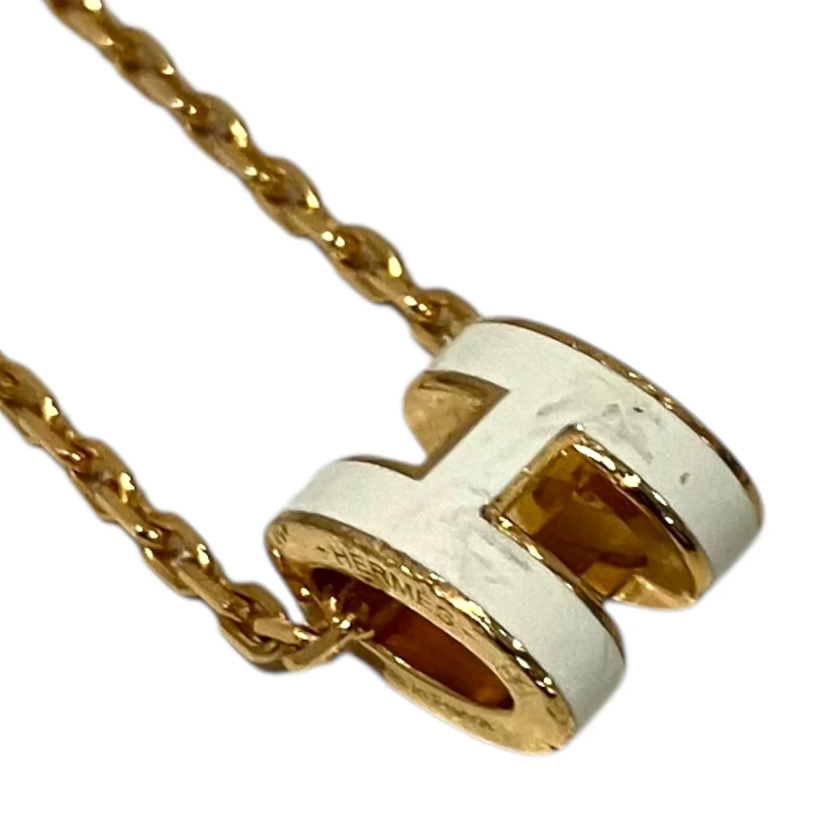 【Mini Pop Ash H Necklace】チェーンネックレス - Image 5