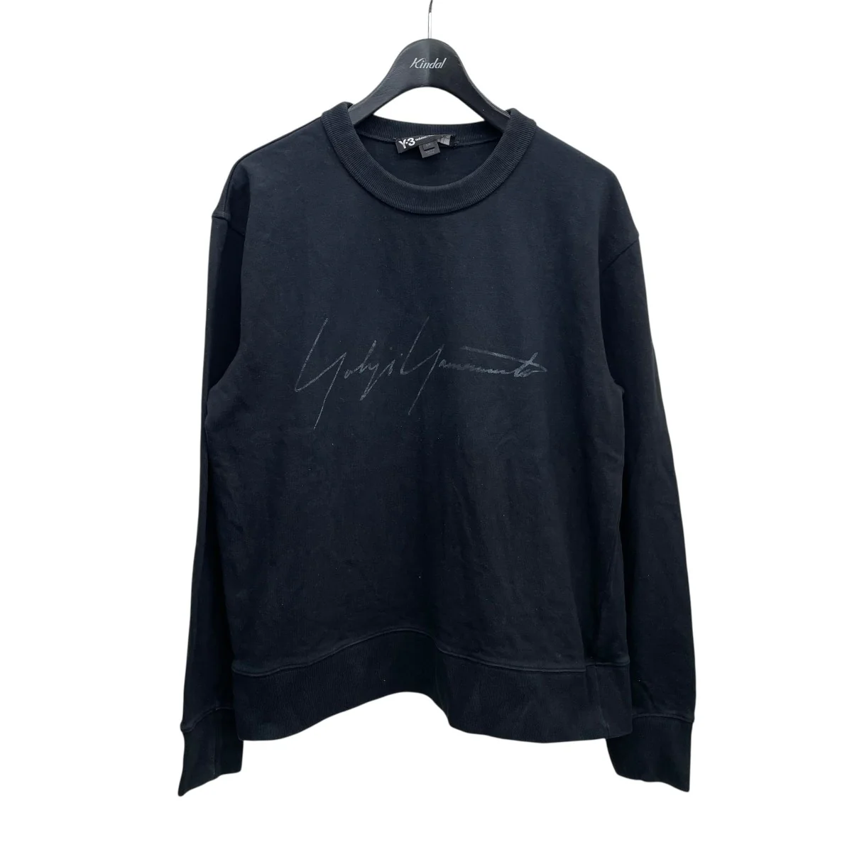 DISTRESSED SIGNATURE CREW SWEATSHIRTロゴスウェットFP8689