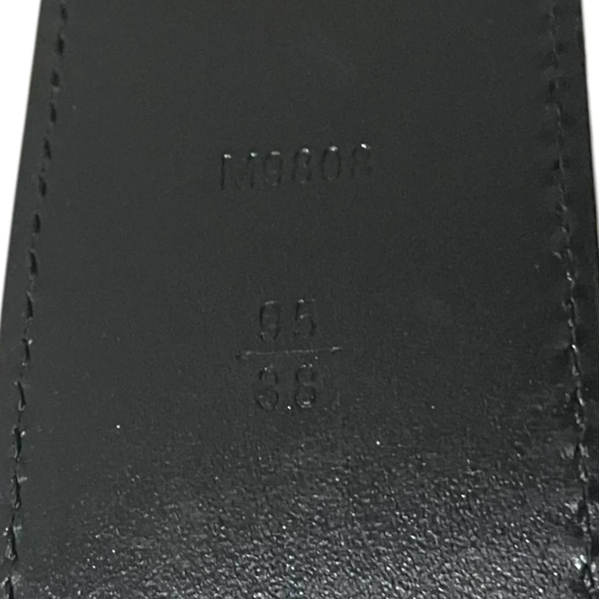 【サンチュール】ダミエ・グラフィット キャンバスベルトM9808 - Image 10