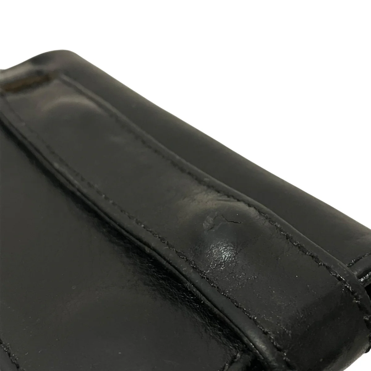 クロスボタンレザーキーケースキーケース - Image 5