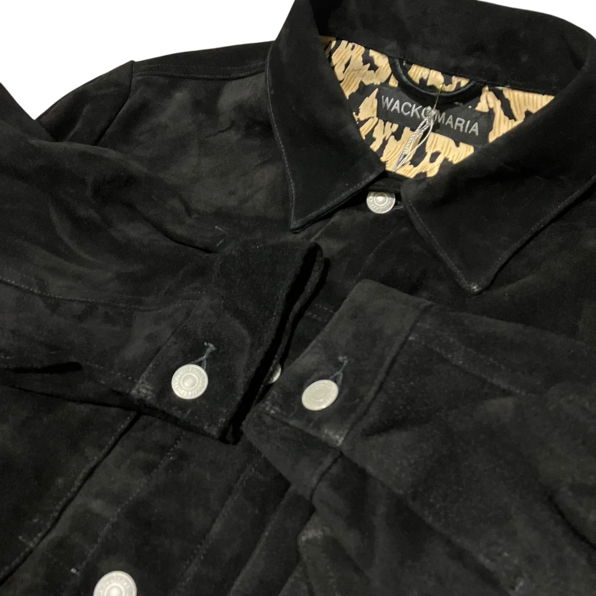 26SS【SUEDE LEATHER TRUCKER JACKET】カウスウェードジャケット26SS-WMO-BL04 - Image 5