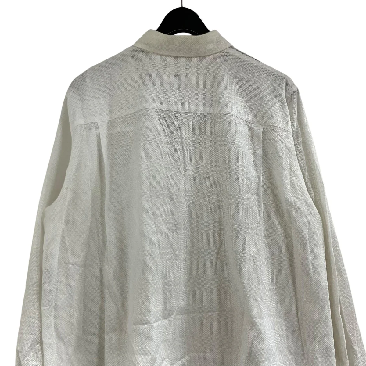 double-front leno cloth long shirtロングレースシャツ1545106005 - Image 4