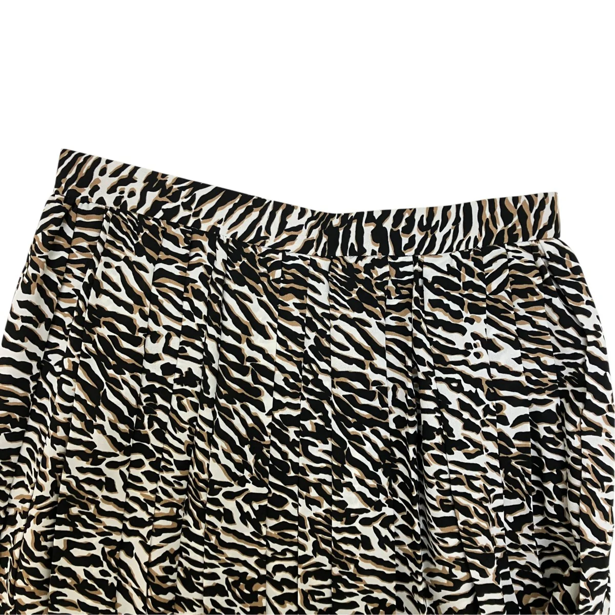 ZEBRA PRINT PLEATED SKIRTゼブラプリントプリーツスカート8624-299-0062 - Image 3