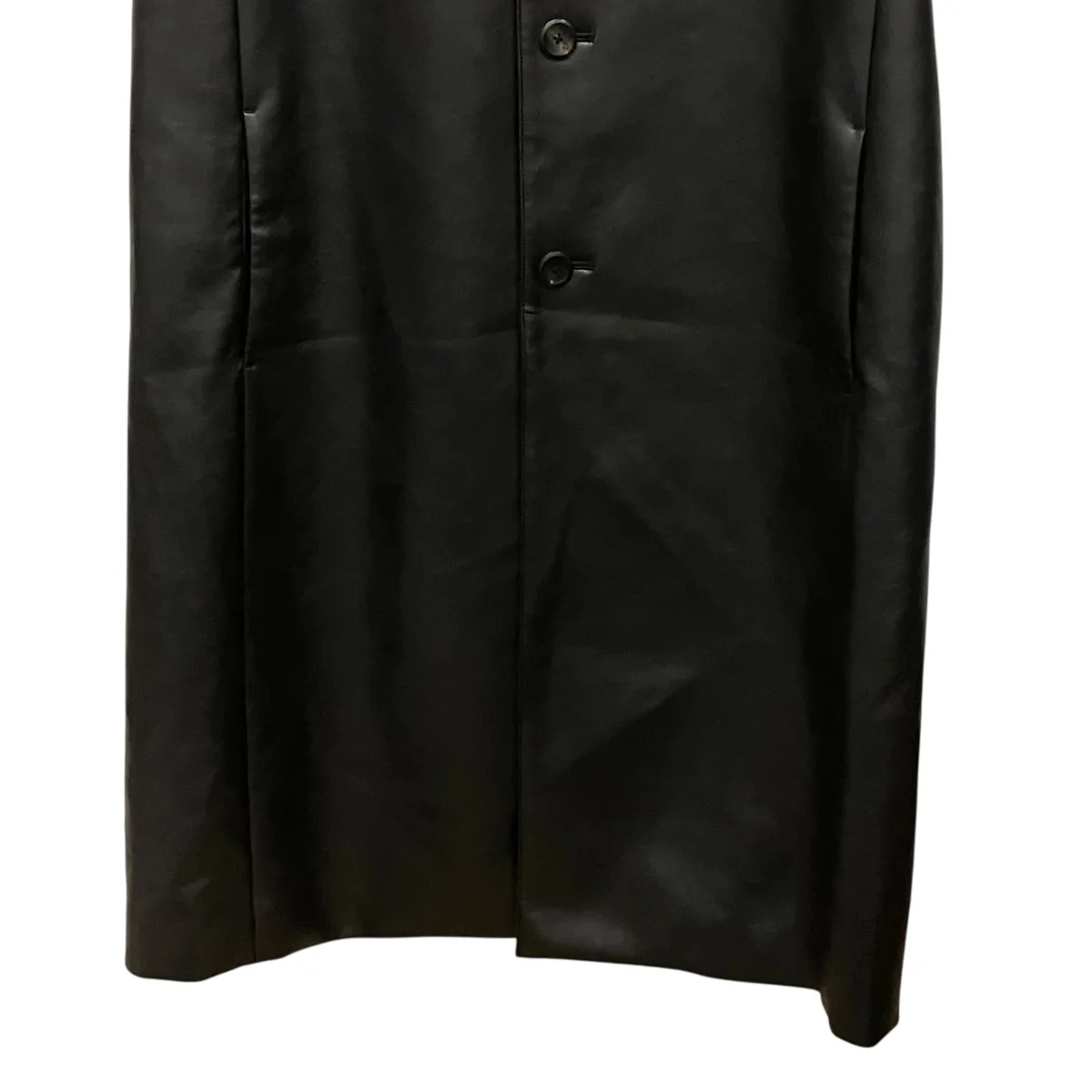 Synthetic Leather Sleeveless Coatフェイクレザージレロングベスト2302-C36-M203 - Image 4