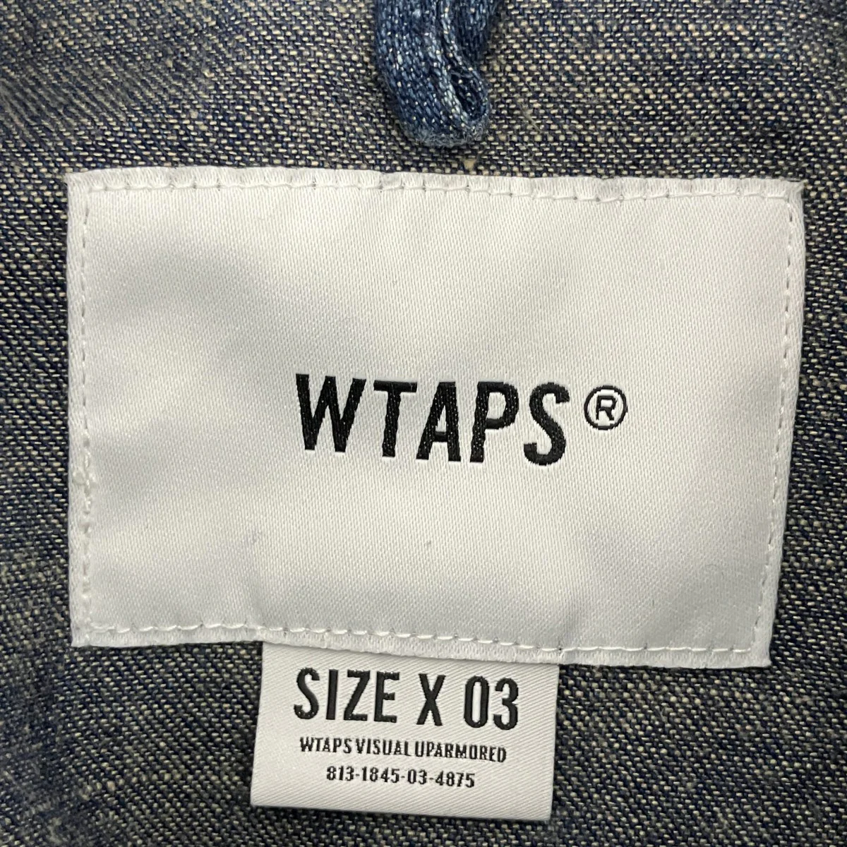 BDLS／SHIRT．COTTON．DENIMデニムシャツ181TQDT-SHM01 - Image 3