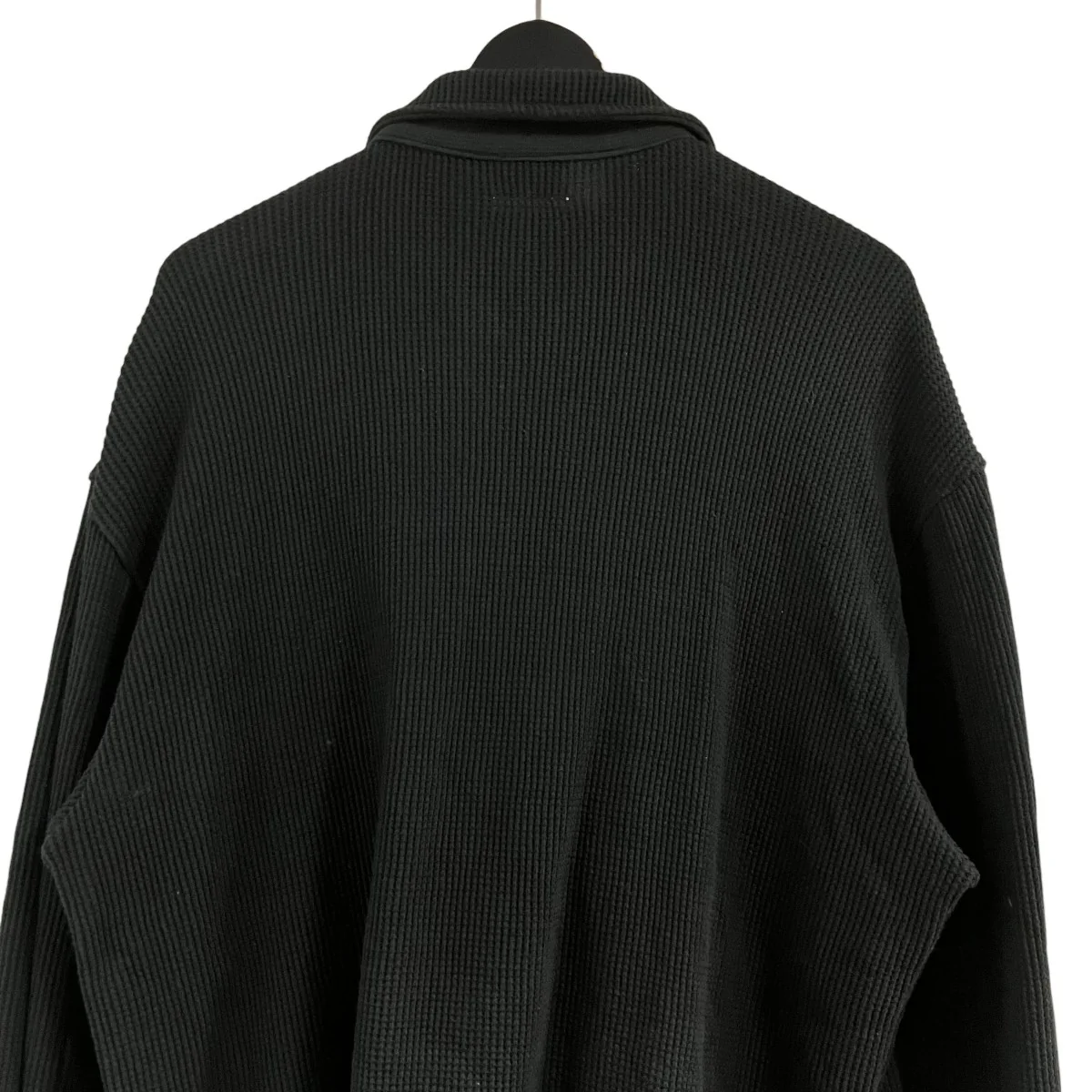 ハーフジップワッフルプルオーバー - Image 4