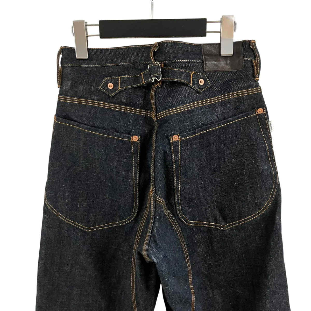 クラシックダブルニーデニムパンツ - Image 4