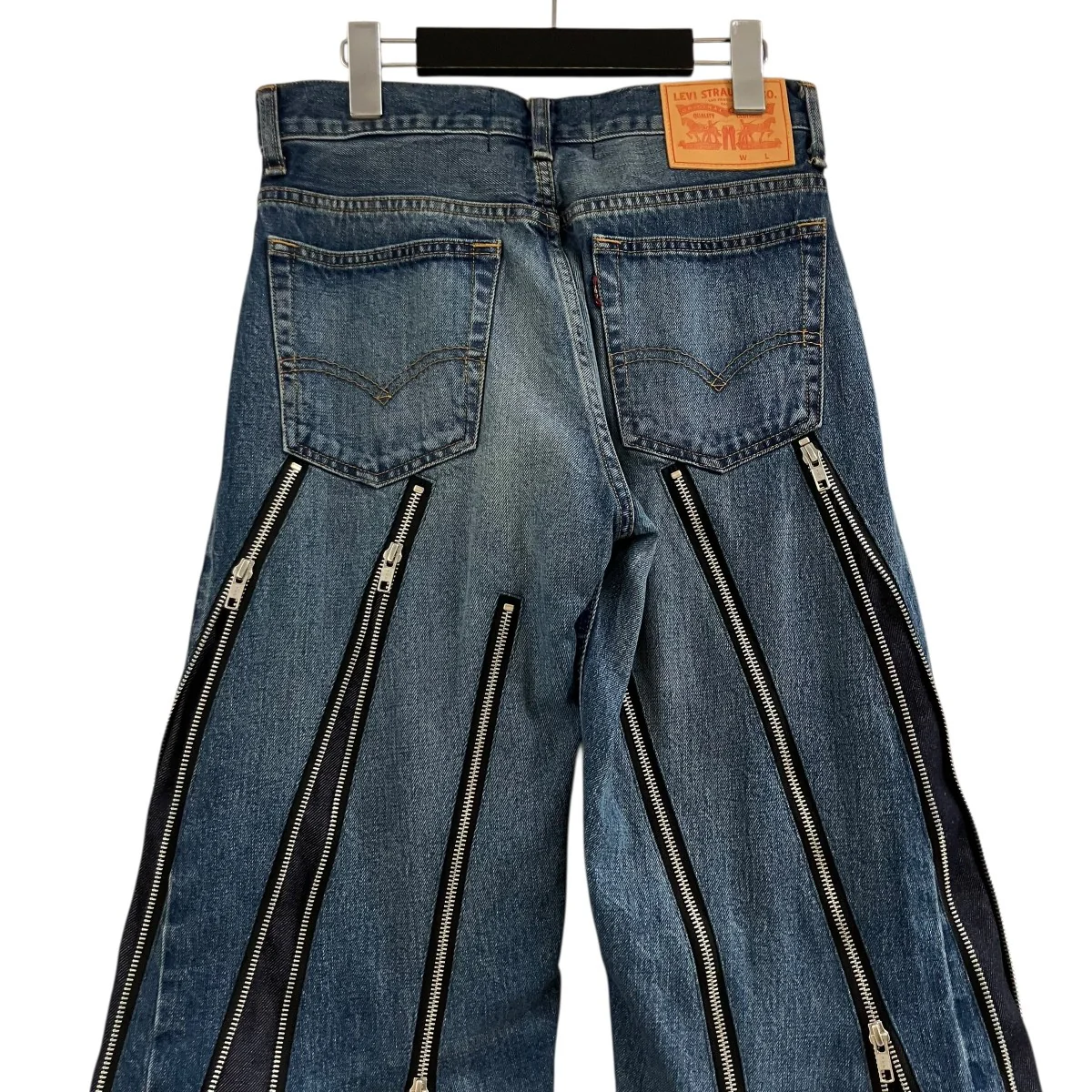 ジップディテール ジーンズデニムパンツ - Image 4