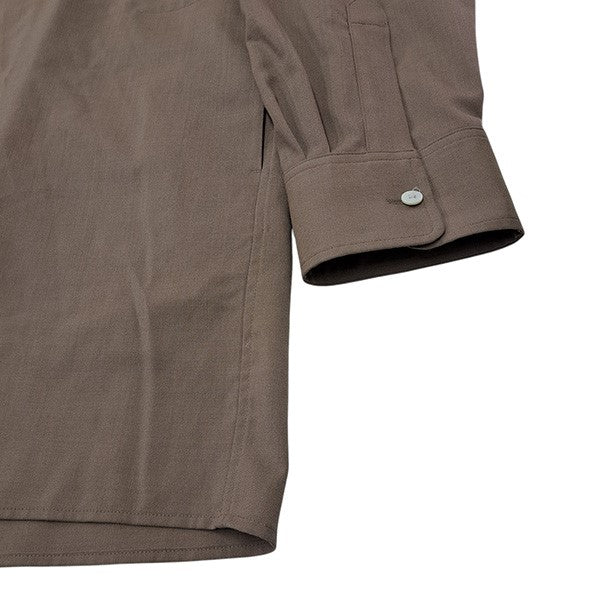 Wool Oversized Shirtsウールオーバーサイズシャツ2401-SSH05-M403 - Image 4