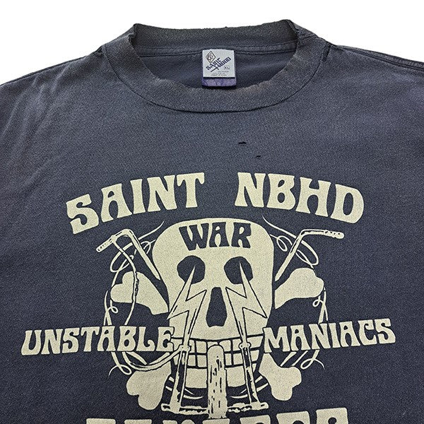 25SSSTHD ． SS TEE SAINT NBHDクロスボーンスカルプリントTシャツSM-HR8-0000-C71 - Image 3