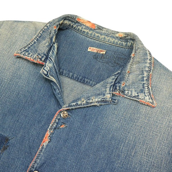 刺子デニムシャツ　K1405SS143 - Image 3