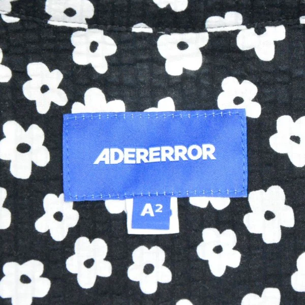 Amb shirt　パッチワーク切替半袖シャツ　BMADSSSH0202BK - Image 5