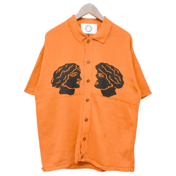 2021SS　CUM AND CUMMER S S SHIRT　ニットショートスリーブシャツ