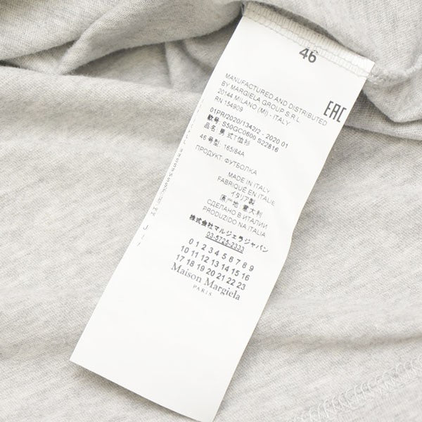 2020SS　クルーネックインサイドアウトオーバーサイズTシャツ　S50GC0600 S22816 - Image 7