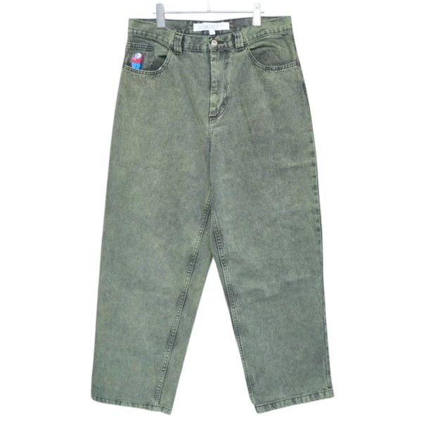 BIG BOY JEANS　ビッグボーイジーンズ　ガーメントダイワイドデニムパンツ