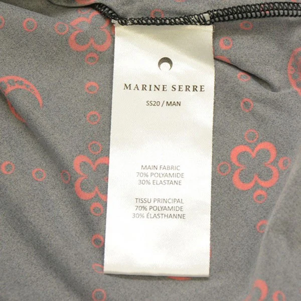 2020SS　モックネックセカンドスキントップス　総柄ロングスリーブTシャツ - Image 6