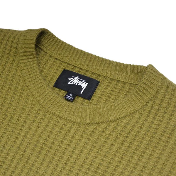 WAFFLE KNIT CASHMERE CREW　カシミヤワッフルクルーネックニット　セーター　117257 - Image 3