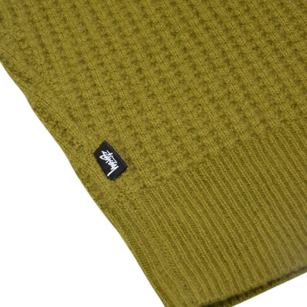 WAFFLE KNIT CASHMERE CREW　カシミヤワッフルクルーネックニット　セーター　117257 - Image 5
