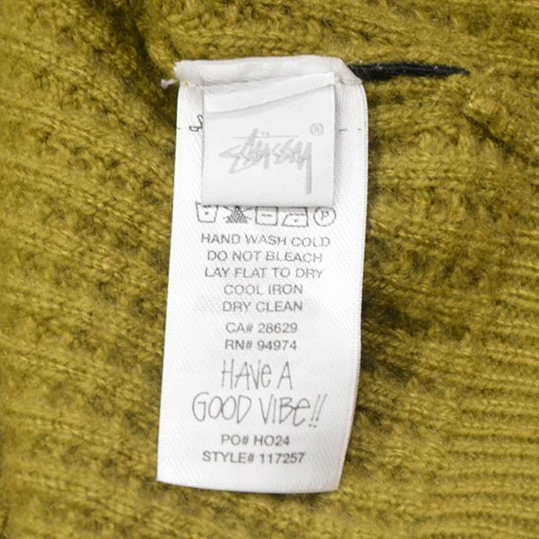 WAFFLE KNIT CASHMERE CREW　カシミヤワッフルクルーネックニット　セーター　117257 - Image 7