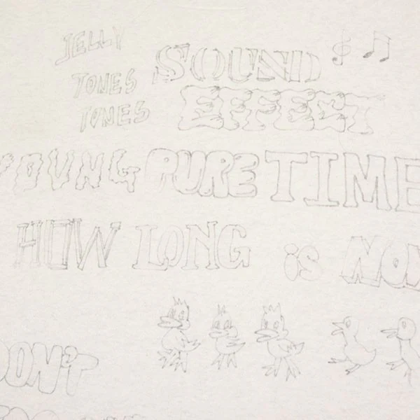 SWEAT PO　落書きプリントクルーネックスウェット　トレーナー　J13PO723 - Image 5