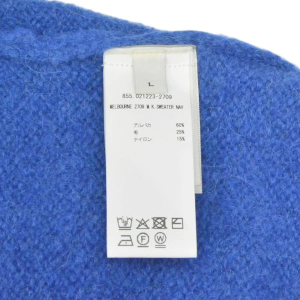 2025AW　Melbourne Sweater　アルパカ混プルオーバーセーター　252-021223-2709-504 - Image 6