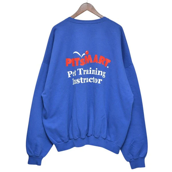1990年代 Vintage PETSMART 企業ロゴスウェット クルーネックトレーナー