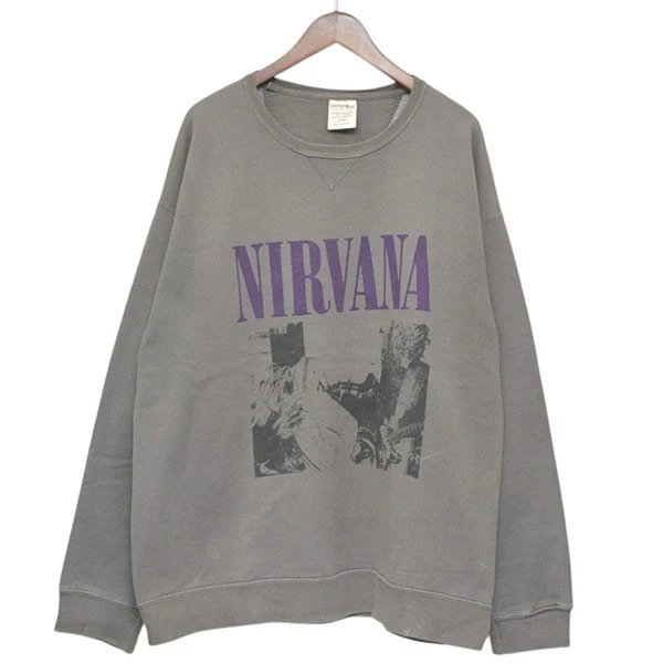 NIRVANA スウェット　ニルヴァーナ プリントトレーナー