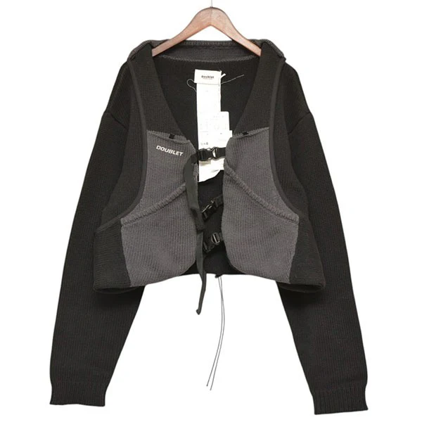 2025SS　TRAIL VEST KNIT CARDIGAN　ベスト付きニットカーディガン　25SS49KN174