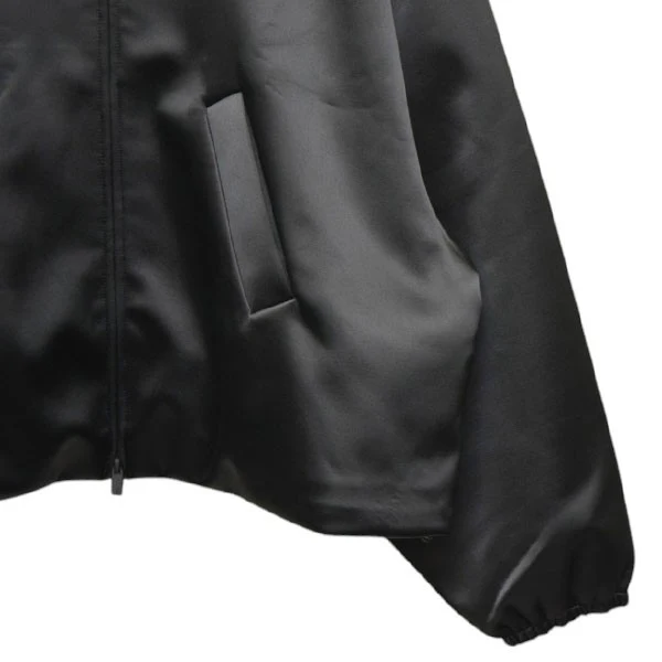 BONDED SATIN ZIP UP BOMBER　サテンジップアップボンバージャケット　ブルゾン　202SP258070F - Image 5