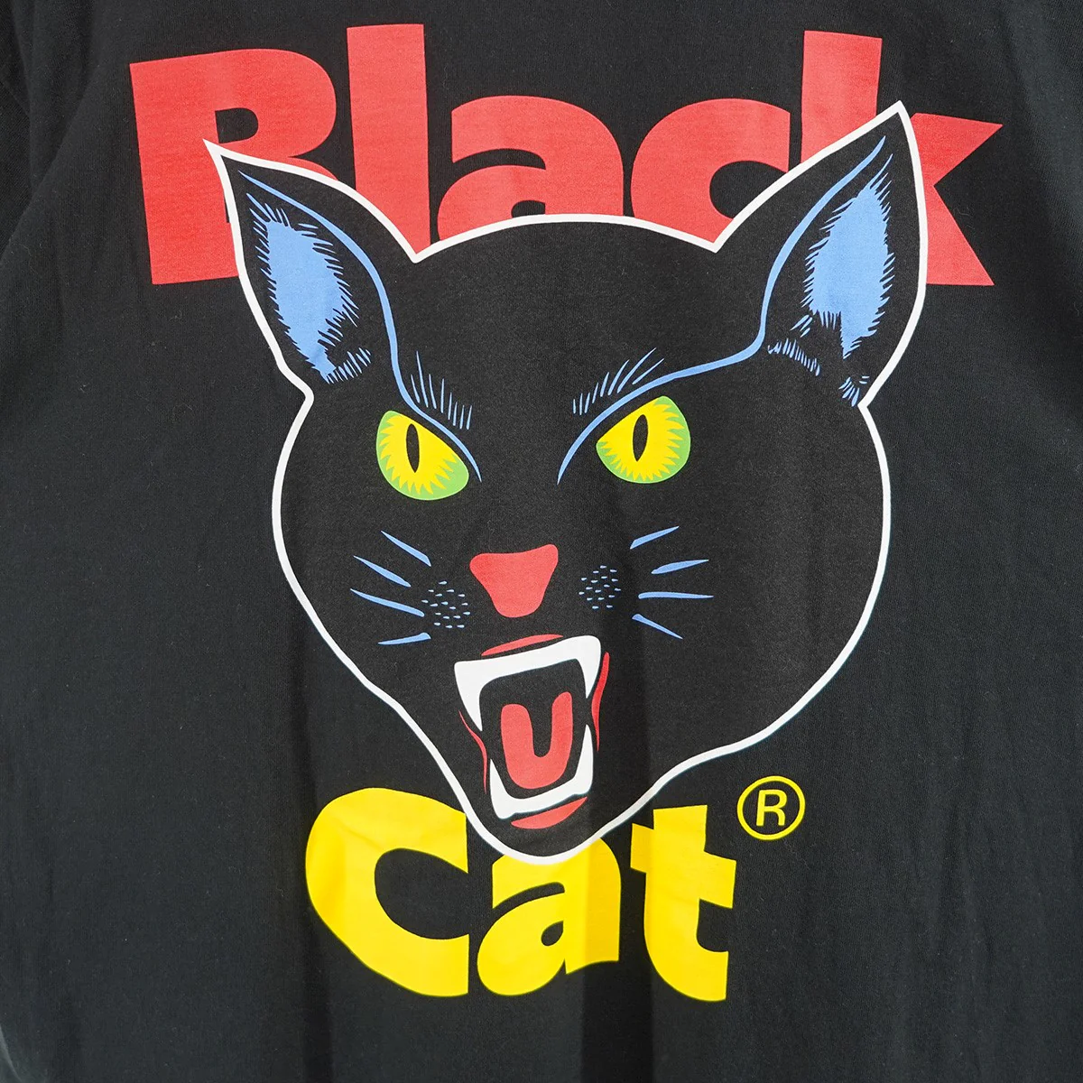 24SS Black Cat Tee ロゴ ブラック キャット Tシャツ - Image 4