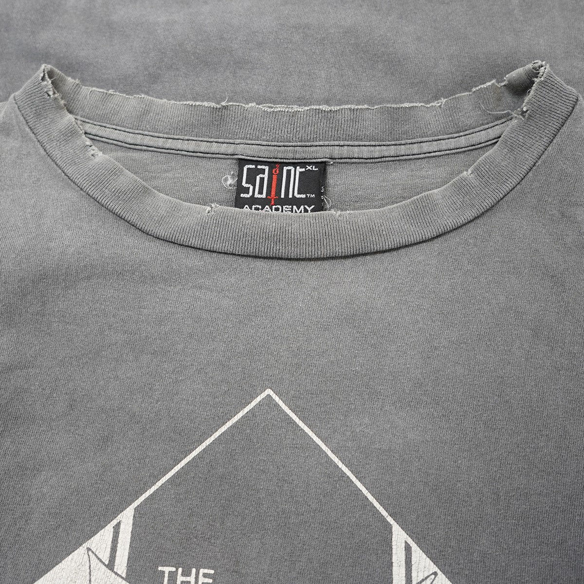 22AW ×SHERMER ACADEMY SA SS TEE ／ SAINT ROOMシャーマーアカデミー Vintage ヴィンテージ加工 Tシャツ - Image 6