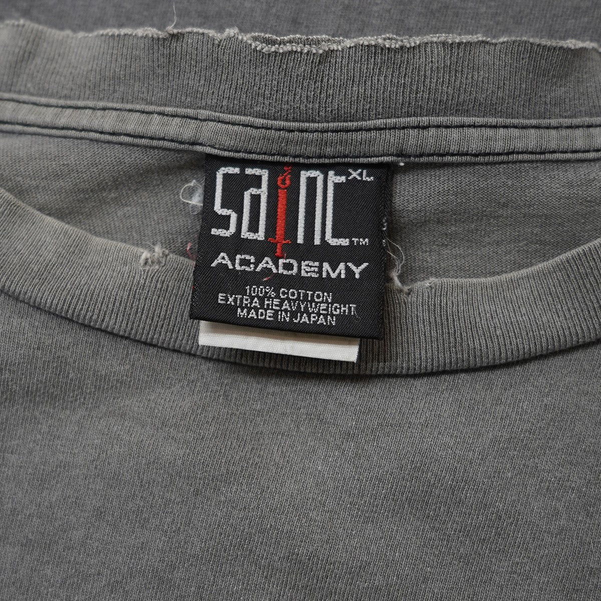22AW ×SHERMER ACADEMY SA SS TEE ／ SAINT ROOMシャーマーアカデミー Vintage ヴィンテージ加工 Tシャツ - Image 7