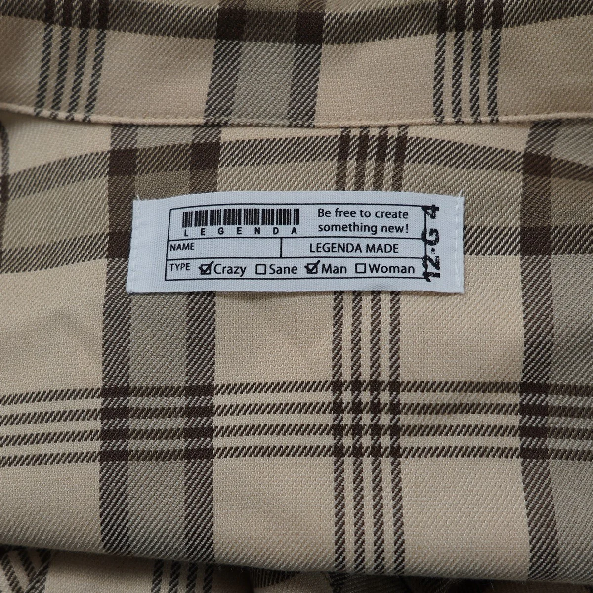 Over Sized TR Check Blousonオーバーサイズ チェック シャツジャケット ブルゾン - Image 5