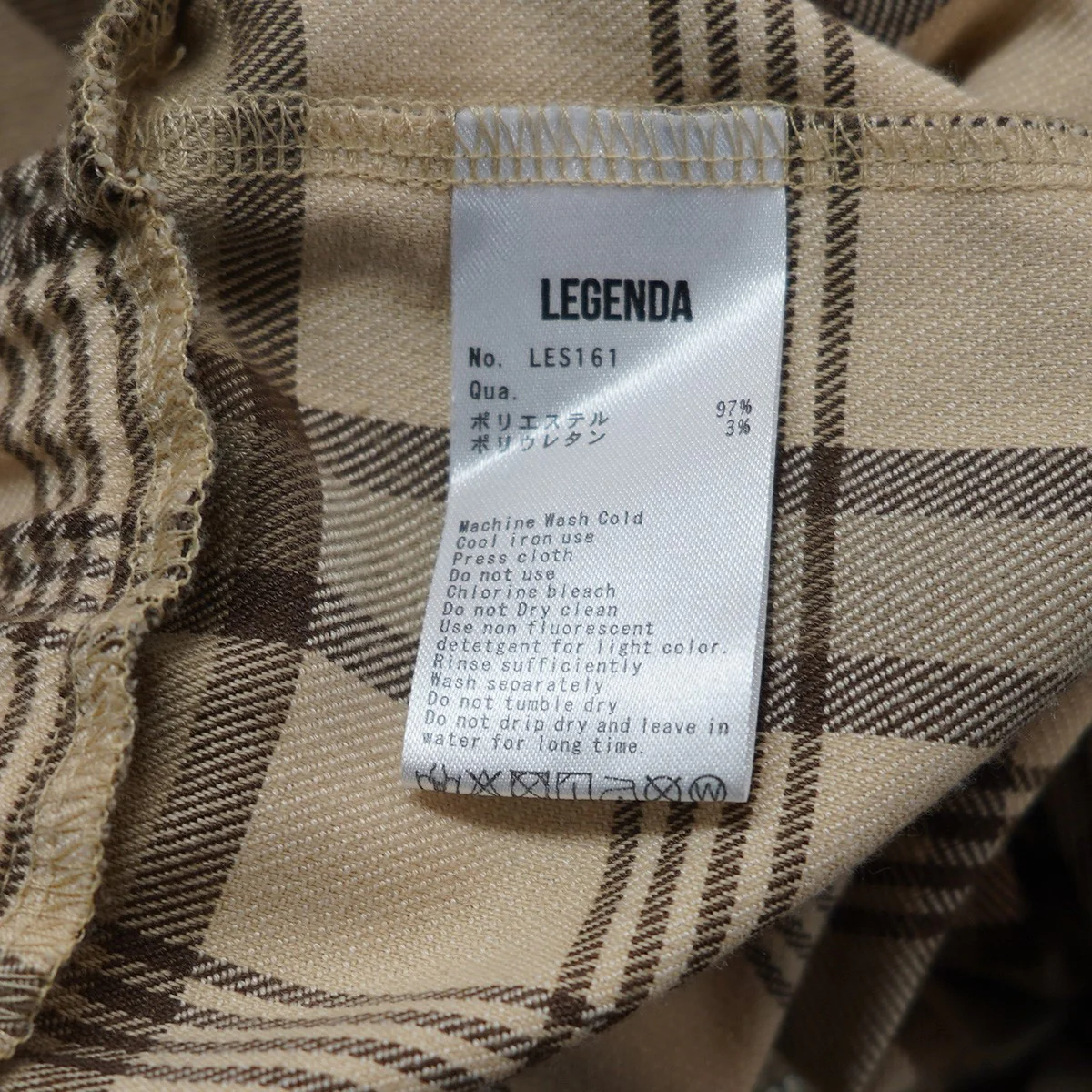 Over Sized TR Check Blousonオーバーサイズ チェック シャツジャケット ブルゾン - Image 6