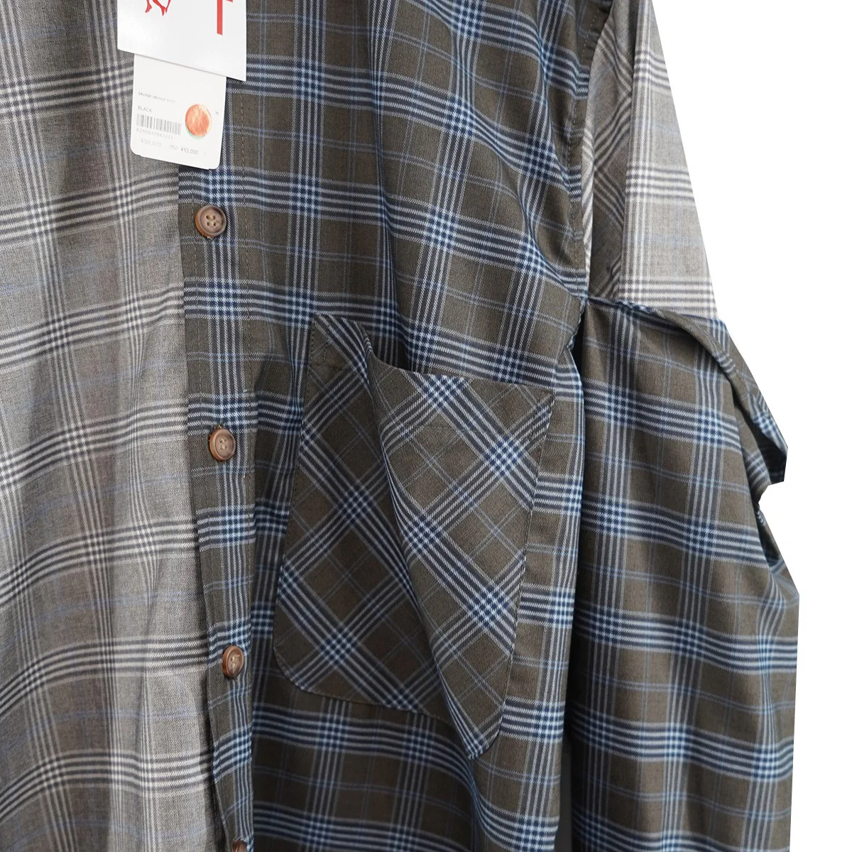 25AW GRUNGE GRUNGE SHIRTグランジ グランジ バックパッチ チェック シャツ - Image 5