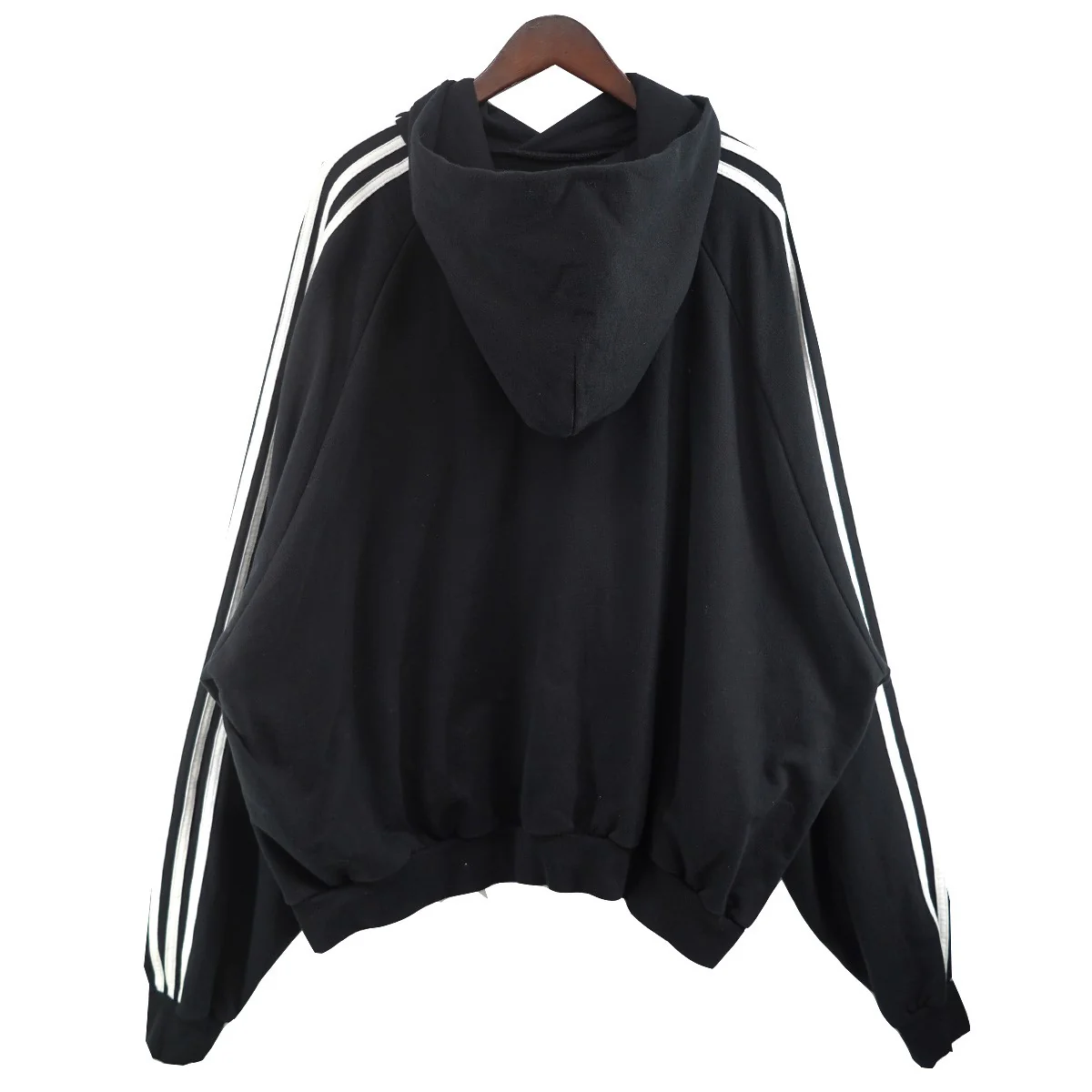 22AW adidasコラボ  Large Fit Hoodieロゴ スリーブ ライン オーバーサイズ パーカー - Image 4