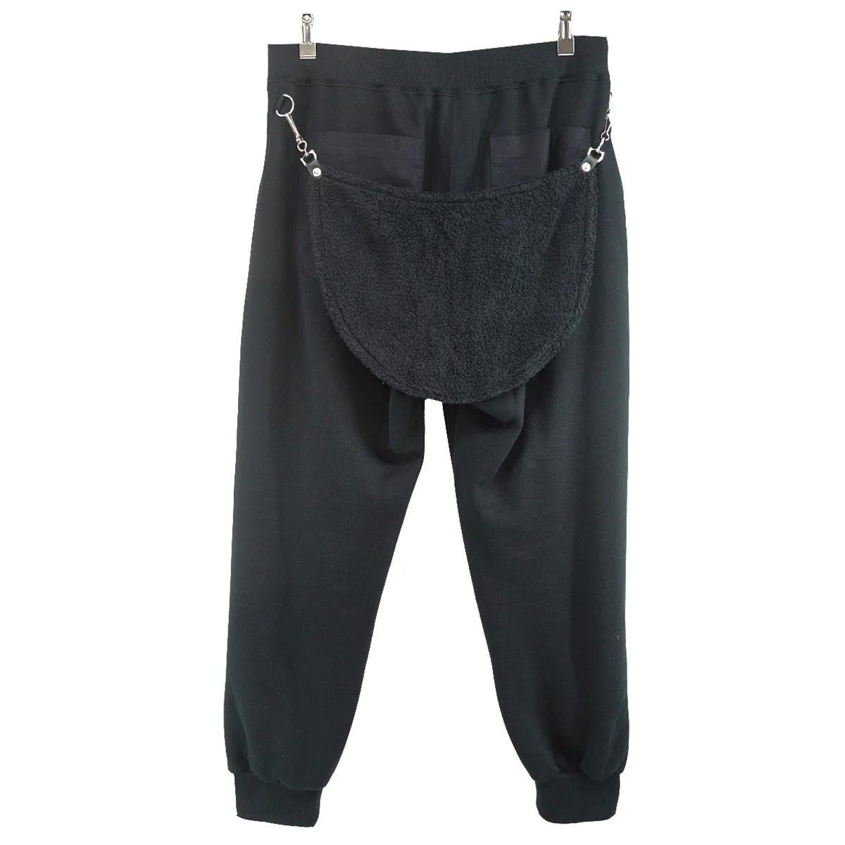 25AW パイルバムフラップ付裏起毛ストラップパンツ イージー スウェットパンツ - Image 2