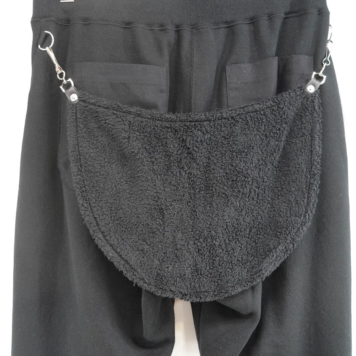 25AW パイルバムフラップ付裏起毛ストラップパンツ イージー スウェットパンツ - Image 3