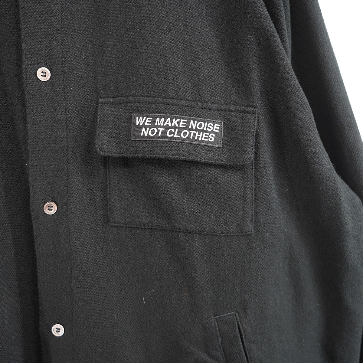 25AW コットンビッグシャツ バック ロゴ オーバーサイズLong Sleeve Overshirt L／S Shirt - Image 3