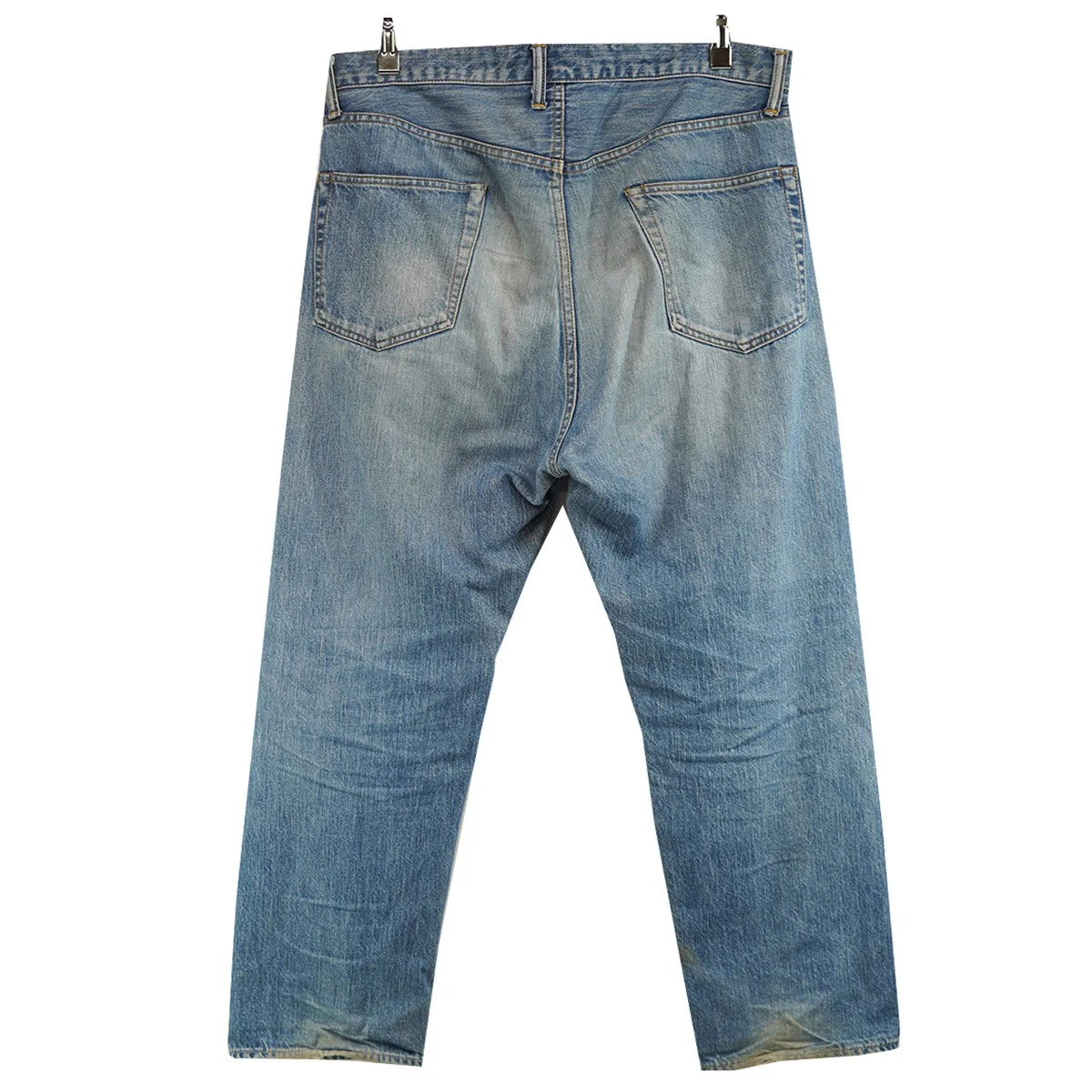 22SS Washed Denim Wide Pants ウォッシュドワイドデニムパンツ - Image 2