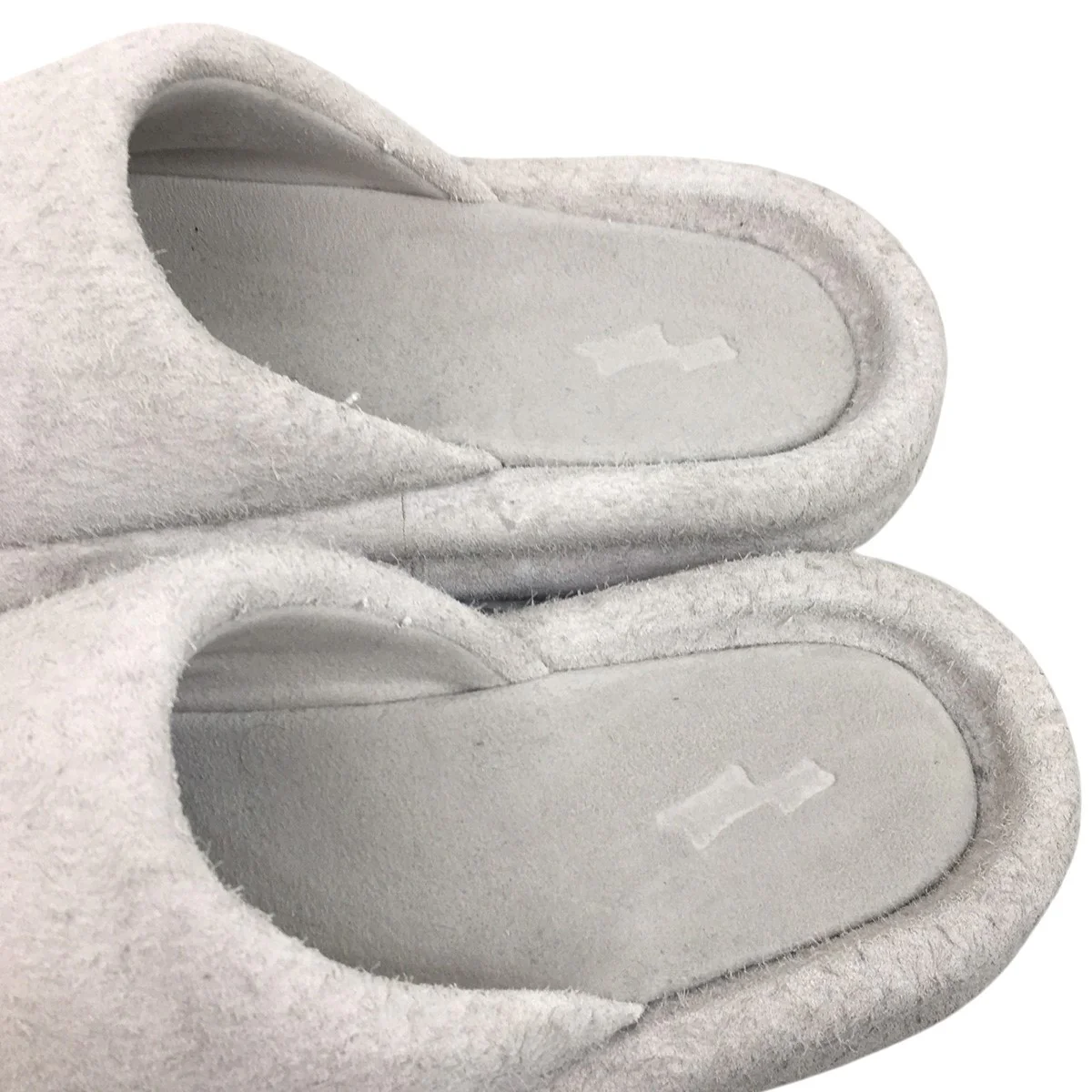 25AW REST SLIPPER HAIRY SUEDE HAILEY GREYレスト スリッパー ヘアリー スエード スリッパ サンダル シューズ 靴 - Image 6