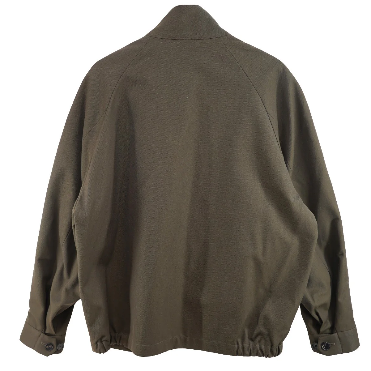 21AW HARRINGTON WOOL DORMEUIL Sporty Etonドーメル社製 ウールコットン ハリントンジャケット ブルゾン - Image 3