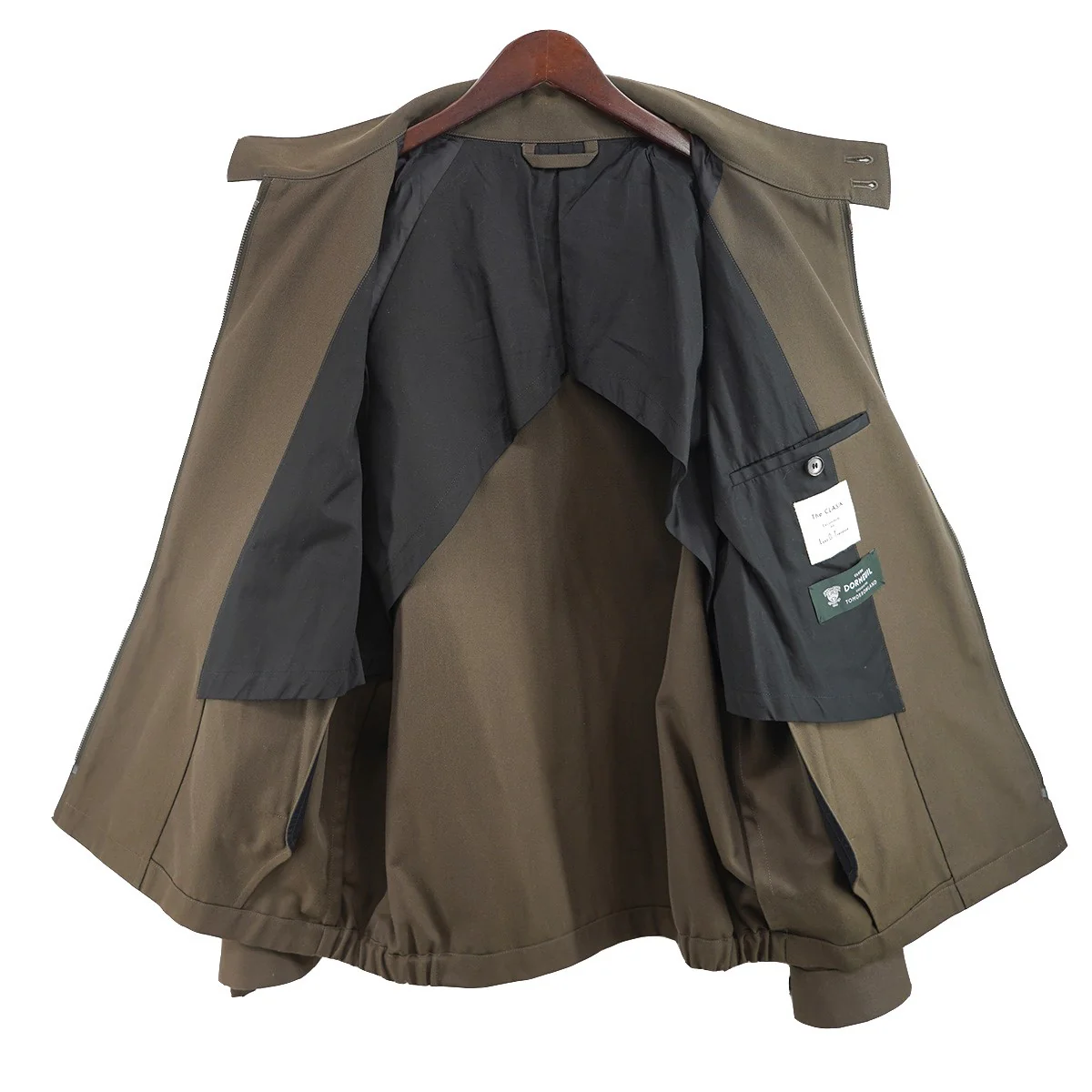 21AW HARRINGTON WOOL DORMEUIL Sporty Etonドーメル社製 ウールコットン ハリントンジャケット ブルゾン - Image 5