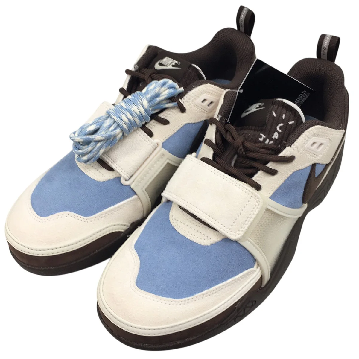 Travis Scott × Nike Zoom Field Jaxx Pale Ivory and Leche Bluナイキ ズームフィールドジャックス スニーカー シューズ 靴 - Image 2