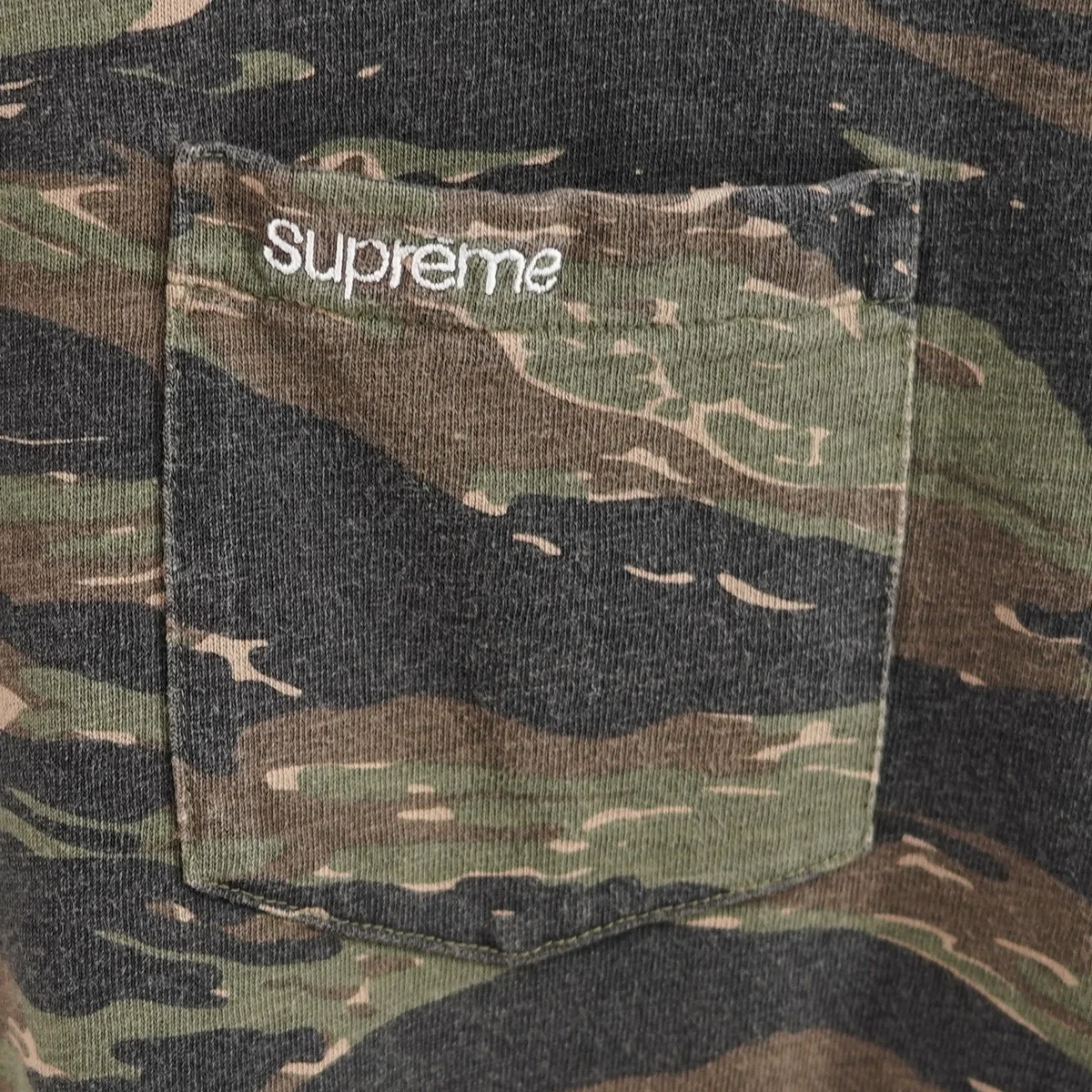 24SS S／S Pocket Tee Tiger Camo S／S ロゴ ポケットTシャツ - Image 2