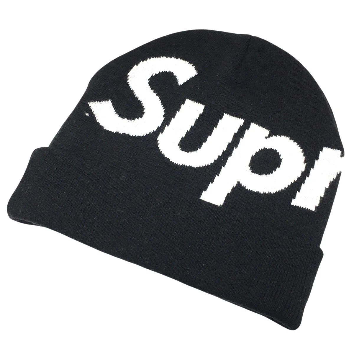 25AW Big Logo Beanieカシミヤ混 ビッグ ロゴ ビーニー ニットキャップ 帽子
